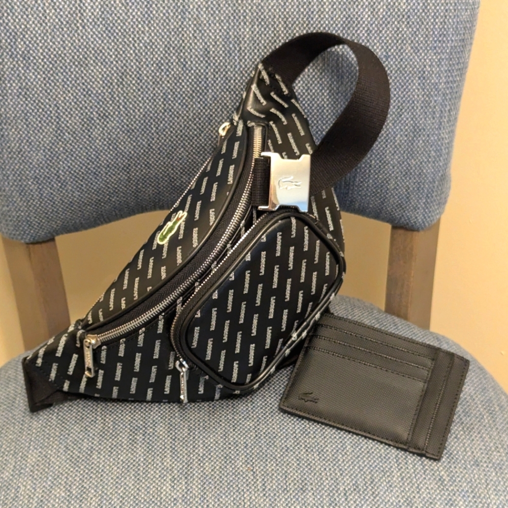 Lacoste Belt Bag and Wallet